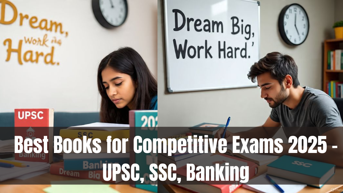 Best Books for Competitive Exams 2025 – UPSC, SSC, Banking