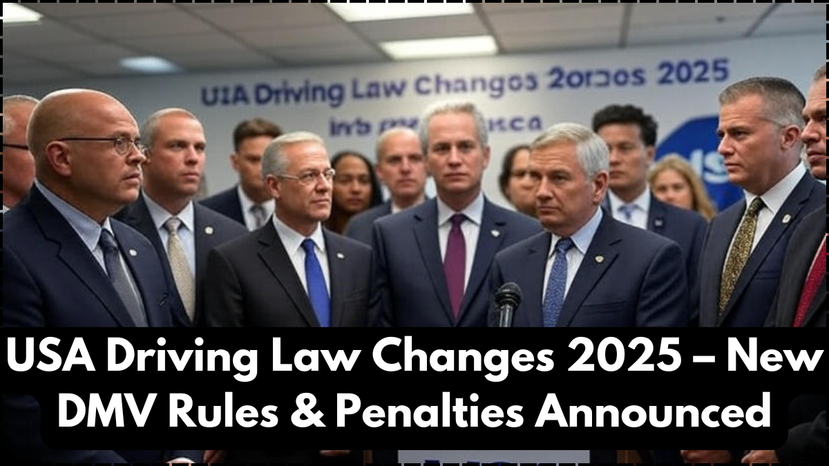 USA Driving Law Changes 2025 – New DMV Rules & Penalties Announced