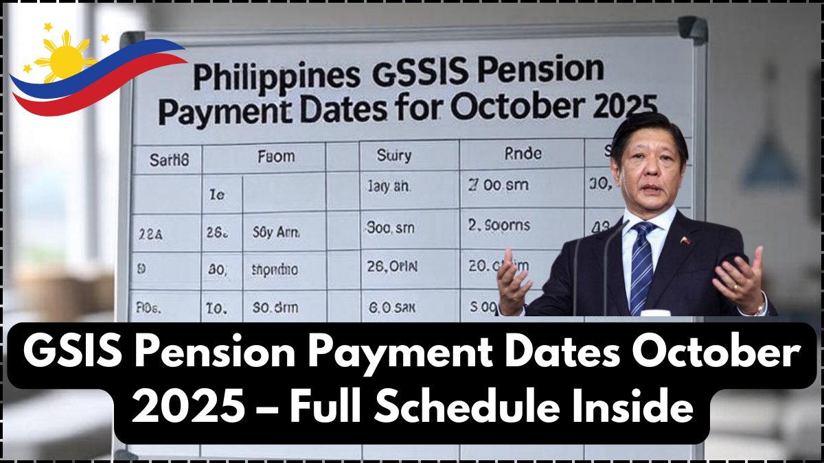 GSIS Pension Payment Dates October 2025 – Full Schedule Inside