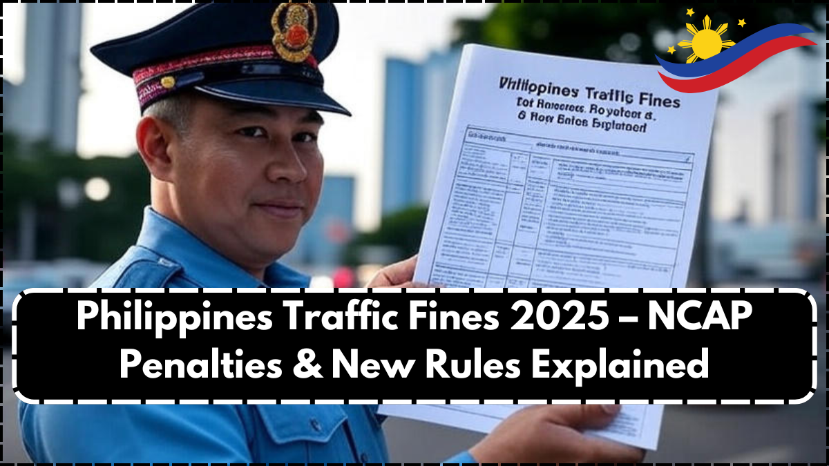 Philippines Traffic Fines 2025 – NCAP Penalties & New Rules Explained