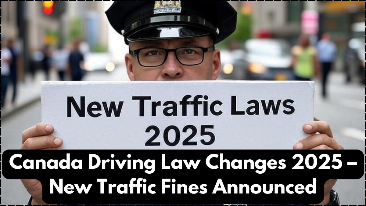 Canada Driving Law Changes 2025 – New Traffic Fines Announced
