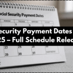 Social Security Payment Dates October 2025 – Full Schedule Released