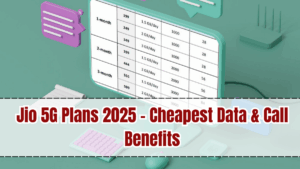 Jio 5G Plans 2025 – Cheapest Data & Call Benefits