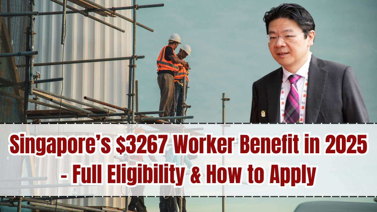 Singapore’s $3267 Worker Benefit in 2025 – Full Eligibility & How to Apply