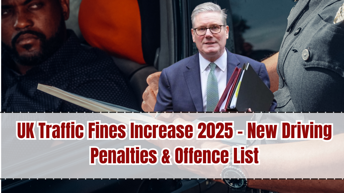 UK Traffic Fines September 2025 – New Driving Penalties & Offence List