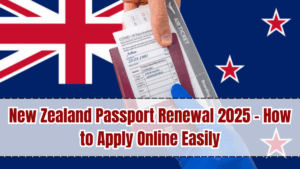 New Zealand Passport Renewal 2025 – How to Apply Online Easily