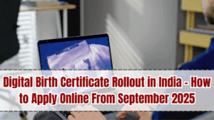 Digital Birth Certificate Rollout in India – How to Apply Online From September 2025