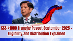 SSS ₱1000 Tranche Payout September 2025 – Eligibility and Distribution Explained