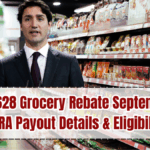 Canada $628 Grocery Rebate September 2025 – CRA Payout Details & Eligibility