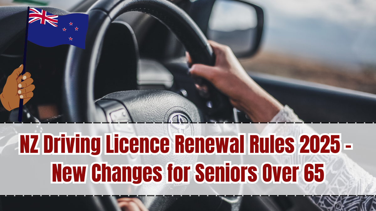 NZ Driving Licence Renewal Rules 2025 – New Changes for Seniors Over 65