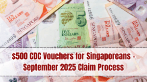 $500 CDC Vouchers for Singaporeans – September 2025 Claim Process