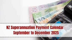 NZ Superannuation Payment Calendar – September to December 2025
