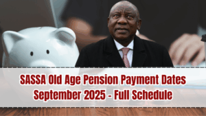 SASSA Old Age Pension Payment Dates September 2025 – Full Schedule
