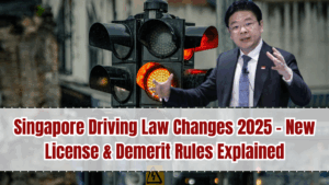 Singapore Driving Law Changes 2025 – New License & Demerit Rules Explained
