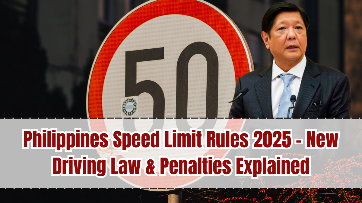 Philippines Speed Limit Rules 2025 – New Driving Law & Penalties Explained