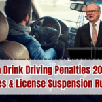 Australia Drink Driving Penalties 2025 – New Fines & License Suspension Rules