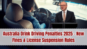 Australia Drink Driving Penalties 2025 – New Fines & License Suspension Rules