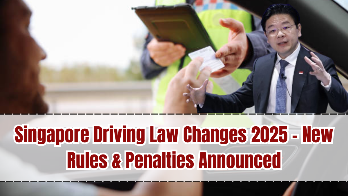 Singapore Driving Law Changes 2025 – New Rules & Penalties Announced