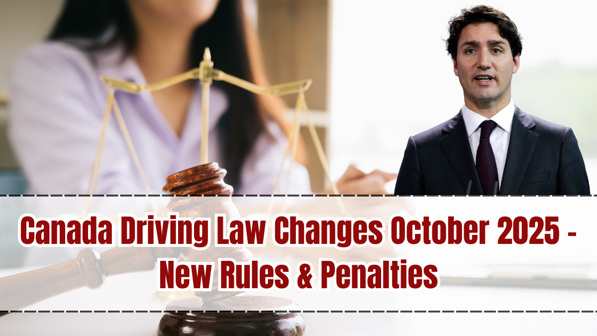 Canada Driving Law Changes October 2025 – New Rules & Penalties