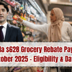 Canada $628 Grocery Rebate Payment October 2025 – Eligibility & Dates