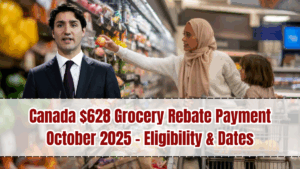 Canada $628 Grocery Rebate Payment October 2025 – Eligibility & Dates