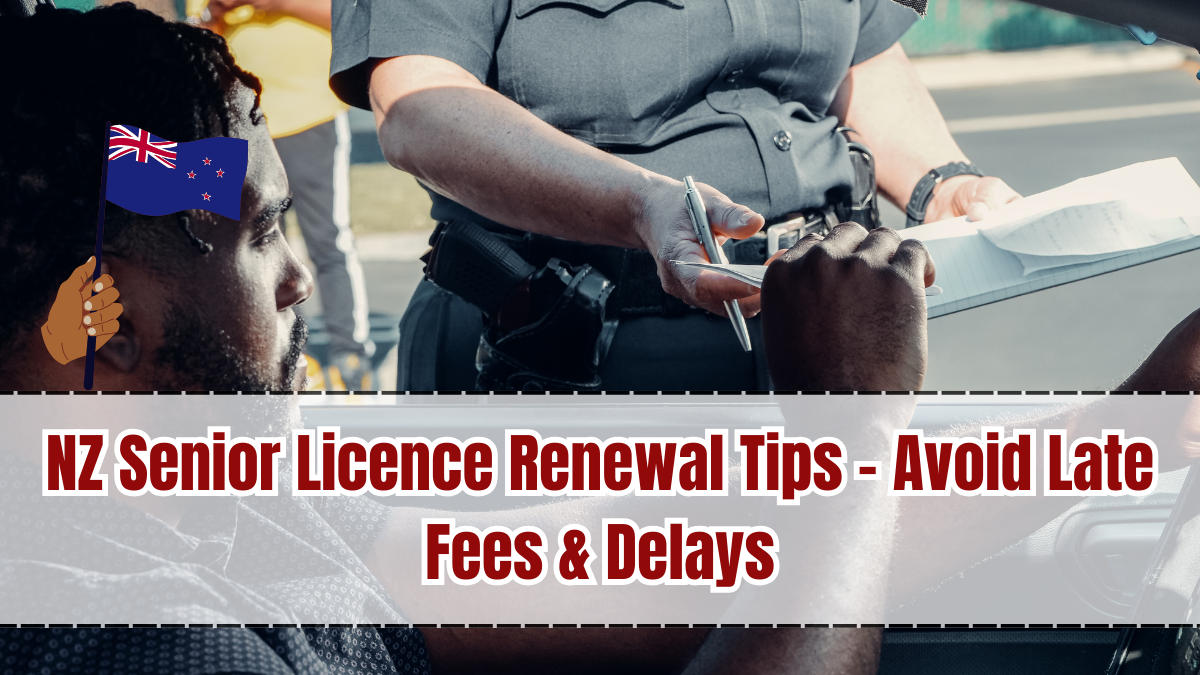 NZ Senior Licence Renewal Tips – Avoid Late Fees & Delays