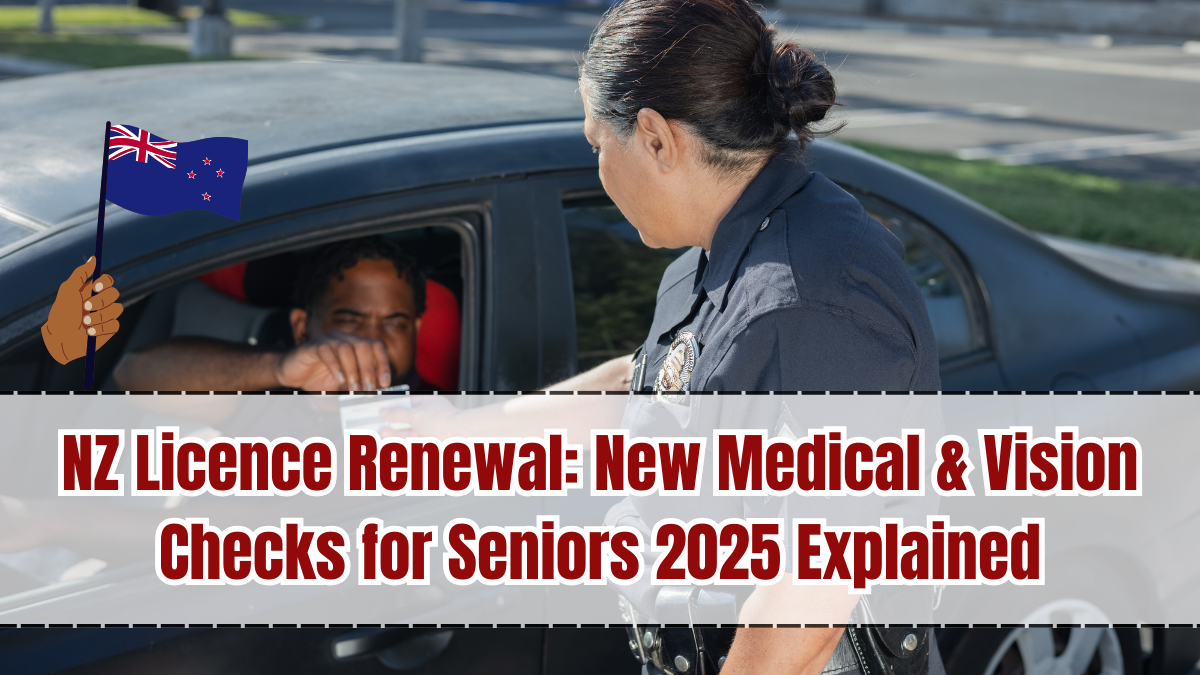 NZ Licence Renewal: New Medical & Vision Checks for Seniors 2025 Explained