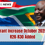 SASSA Grant Increase October 2025 – Extra R20–R30 Added
