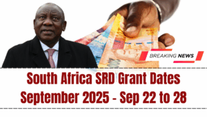 South Africa SRD Grant Dates September 2025 – Sep 22 to 28