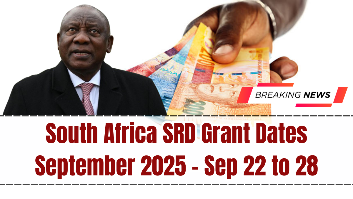 South Africa SRD Grant Dates September 2025 – Sep 22 to 28