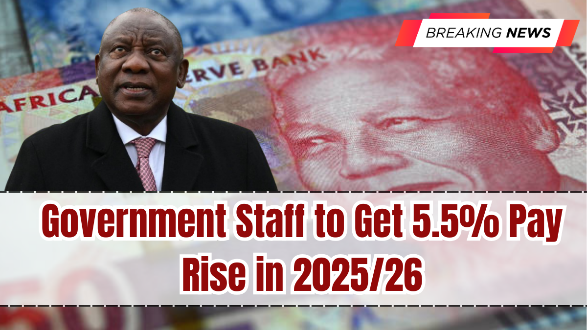 Government Staff to Get 5.5% Pay Rise in 2025/26